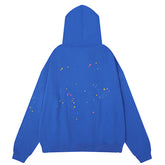 Sp5der Spider Web Hoodie-Blue #8207